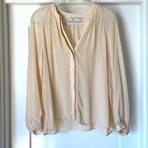Zara gauze top